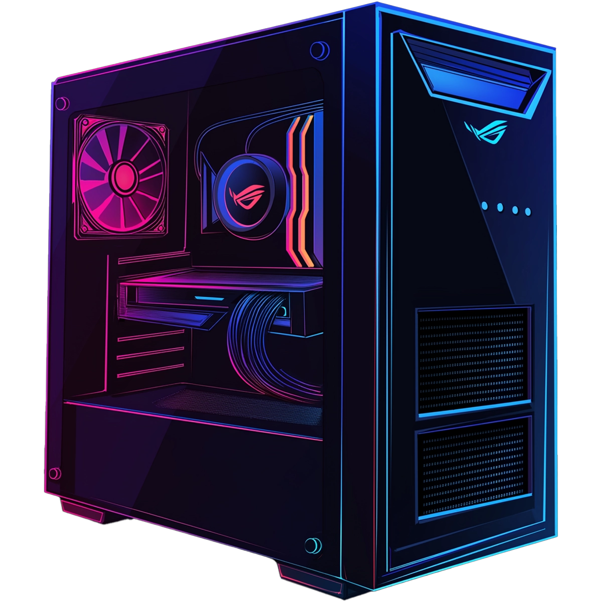 PC Build Illustration