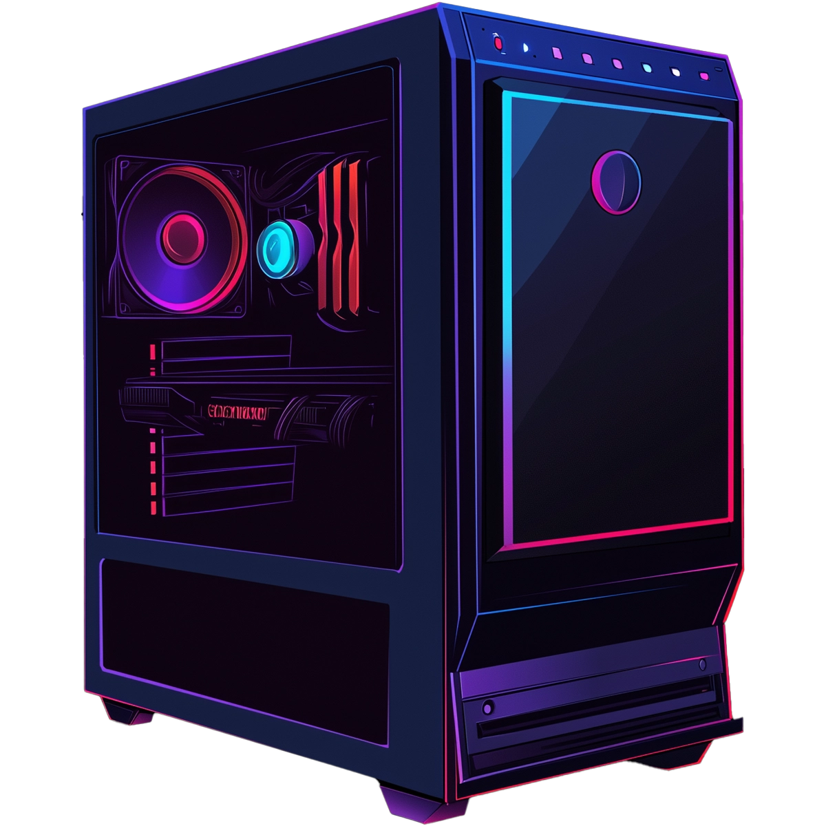 PC Build Illustration