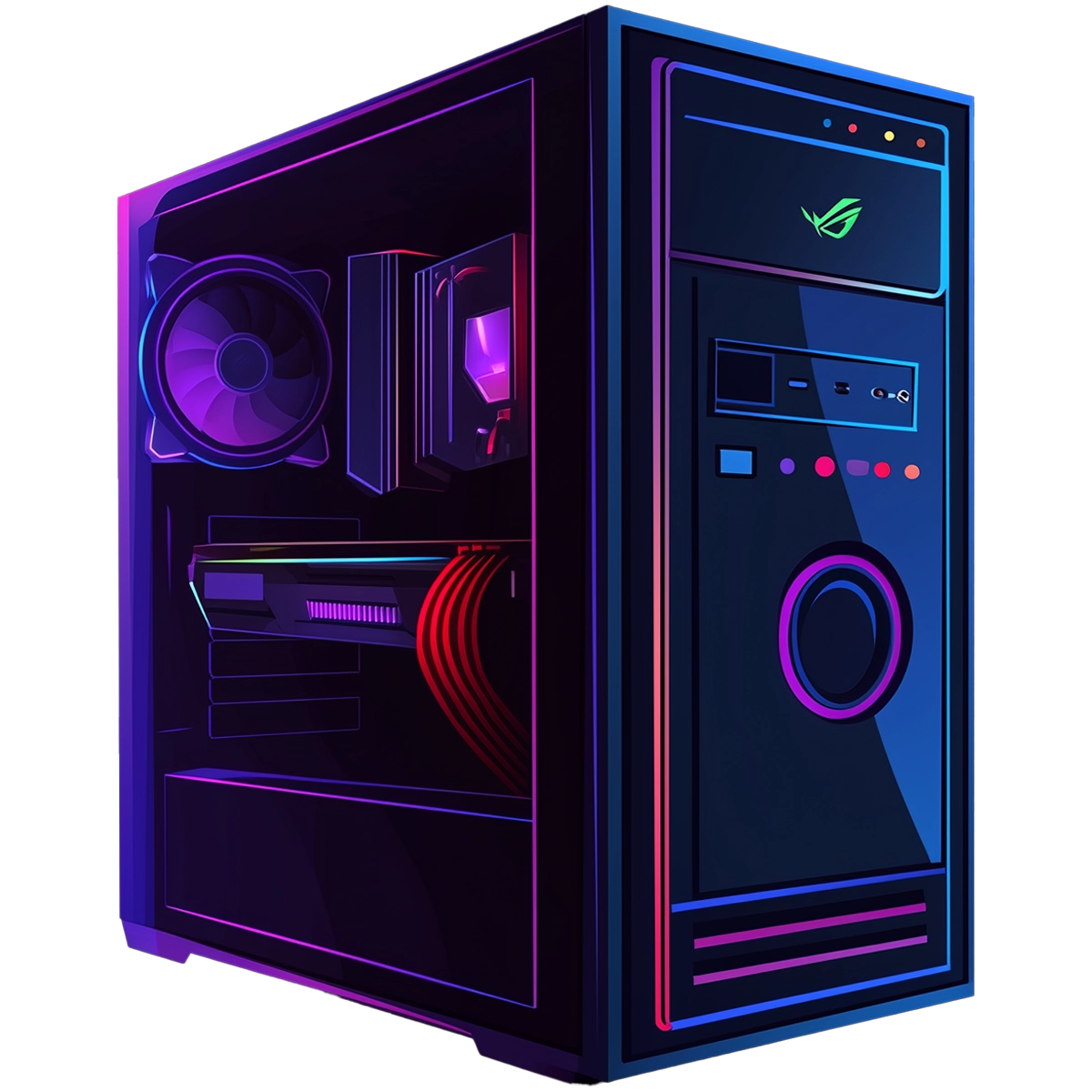 PC Build Illustration